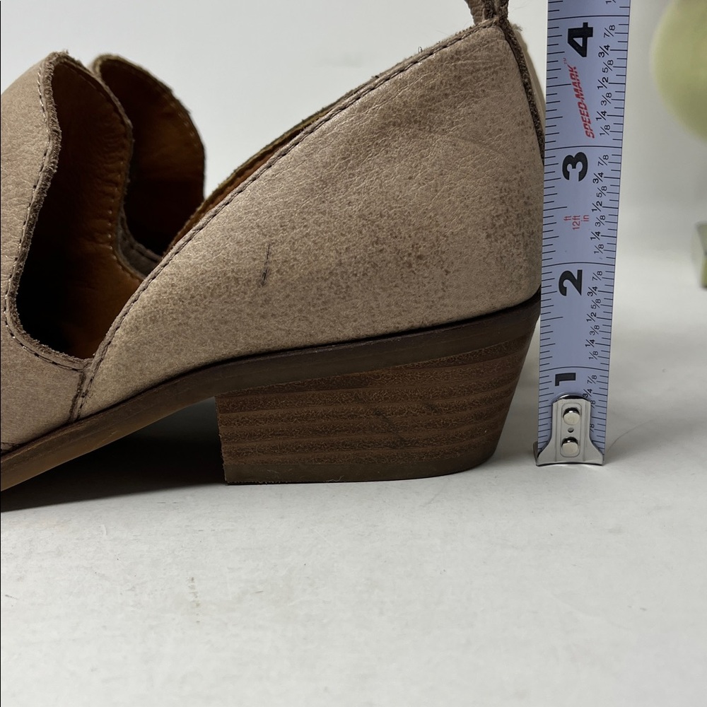 LUCKY BRAND Mahzan loafers tan hazel leather pointed almond toe women’s sz 6.5 - Picture 14 of 14